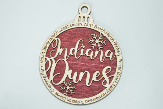 Indiana Dunes National Park Christmas Ornament