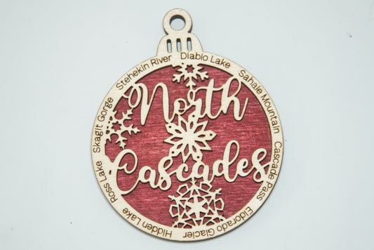 North Cascades National Park Christmas Ornament