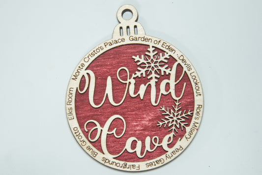 Wind Cave National Park Christmas Ornament