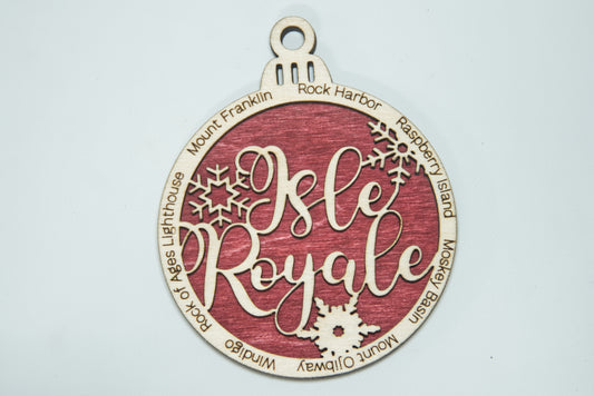 Isle Royale National Park Christmas Ornament