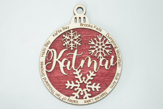 Katmai National Park Christmas Ornament