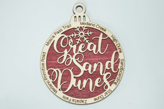 Great Sand Dunes National Park Christmas Ornament