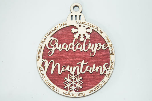 Guadalupe Mountains National Park Christmas Ornament