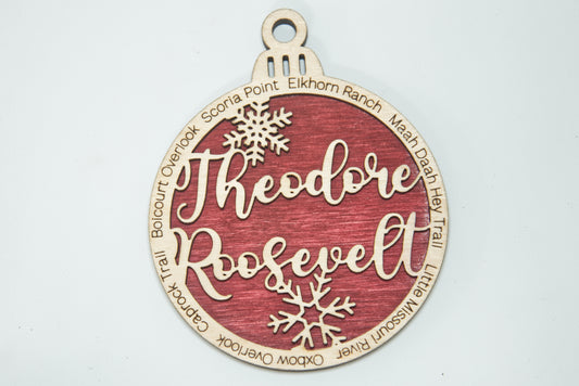 Theodore Roosevelt National Park Christmas Ornament