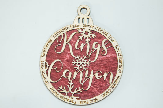 Kings Canyon National Park Christmas Ornament