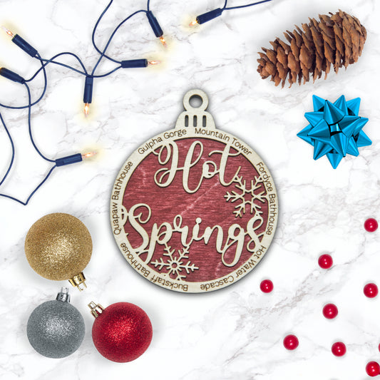 Hot Springs National Park Christmas Ornament