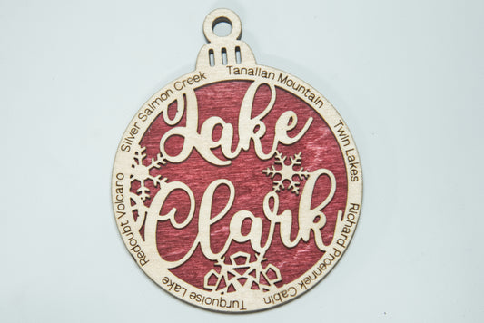 Lake Clark National Park Christmas Ornament