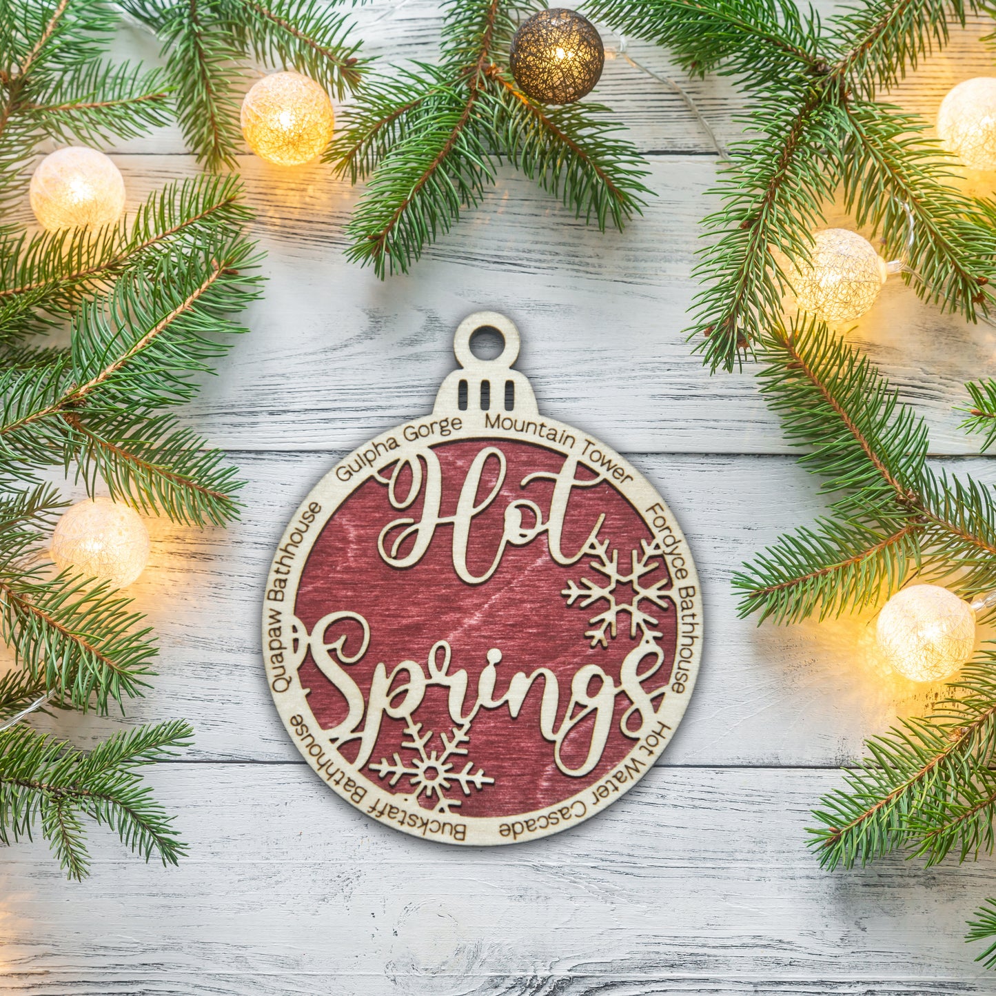 Hot Springs National Park Christmas Ornament