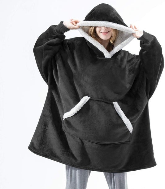 Oversized Hoodie Blanket with Sleeves