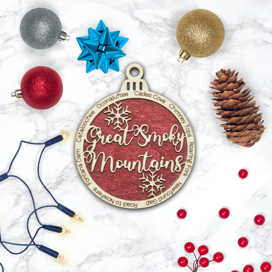 Great Smoky Mountains National Park Christmas Ornament