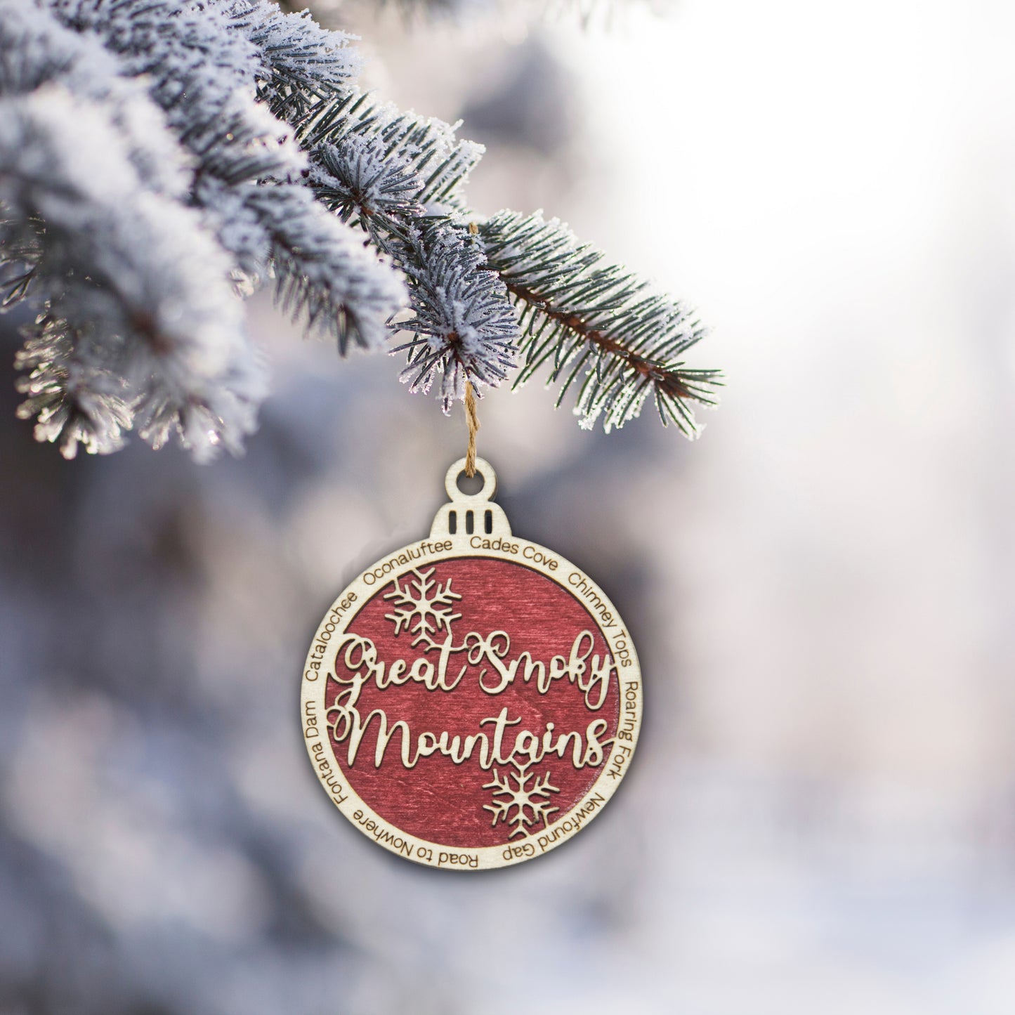 Great Smoky Mountains National Park Christmas Ornament