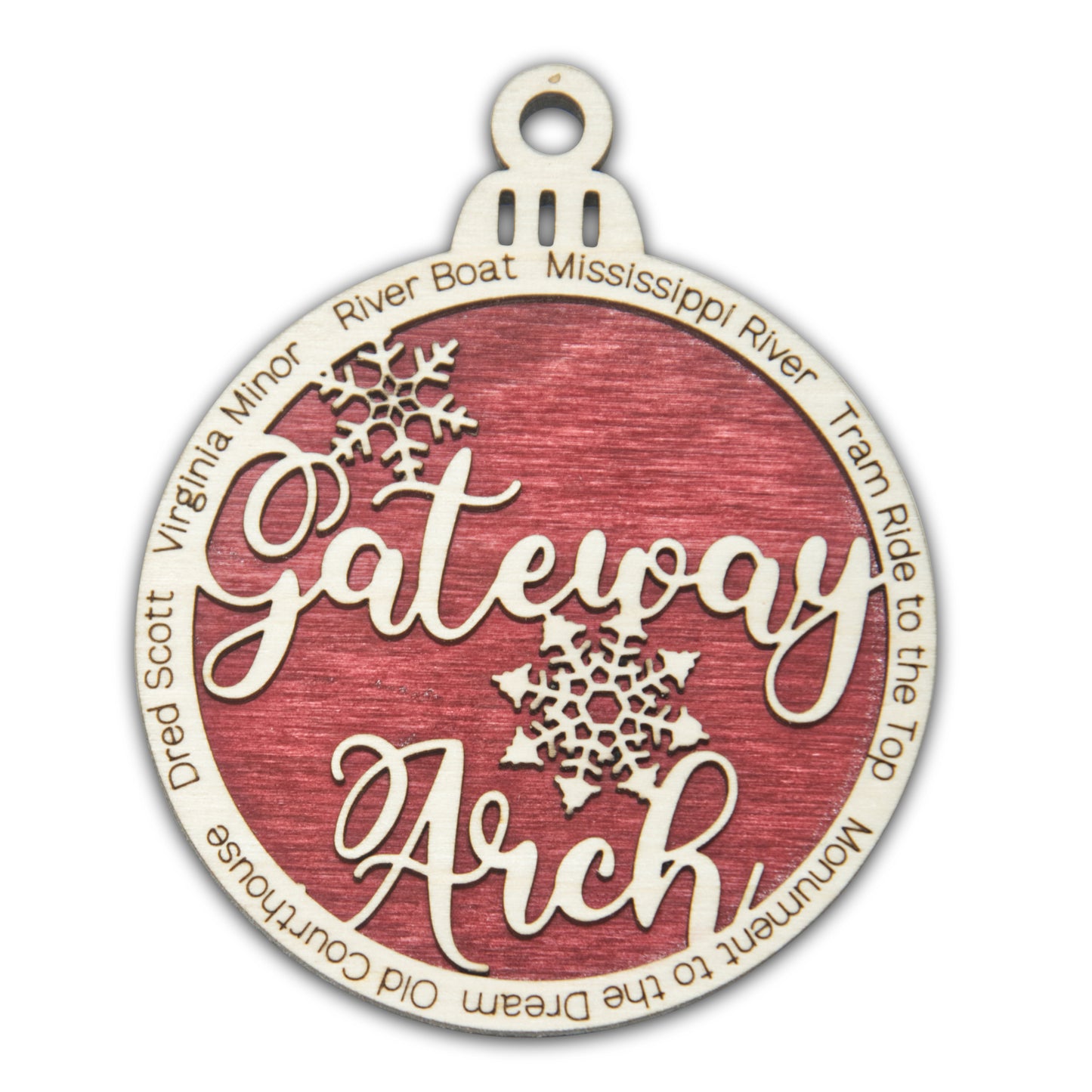Gateway Arch National Park Christmas Ornament